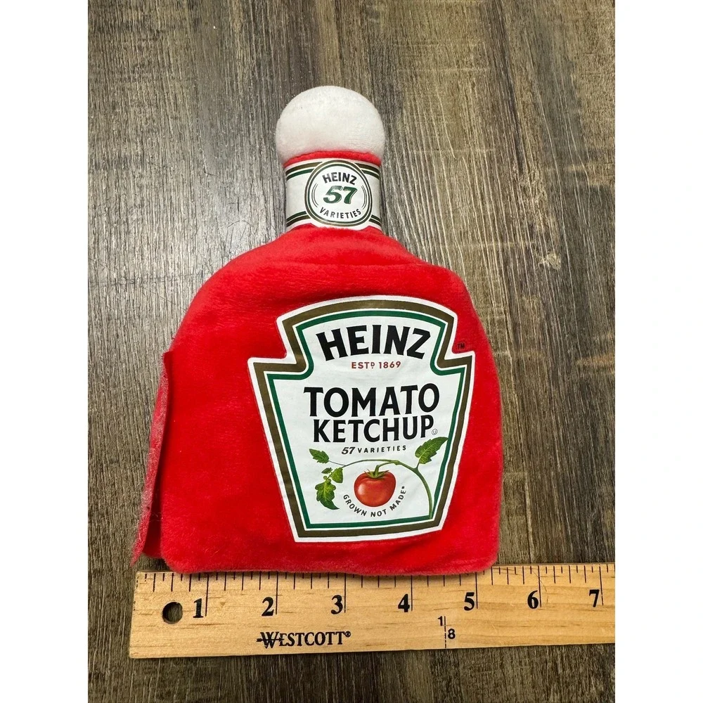 Anirollz Plush Red Heinz Tomato Ketchup Collectible Soft Toy Novelty Cute